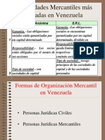 Sociedades Mercantiles Mas Usadas en Venezuela