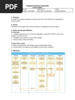Dispatch SOP Overview and Process Guide | PDF | Warehouse