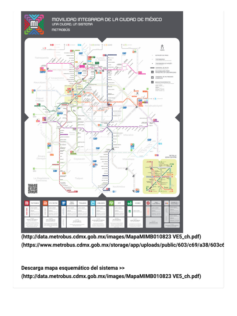 Mapa Metrobus | PDF