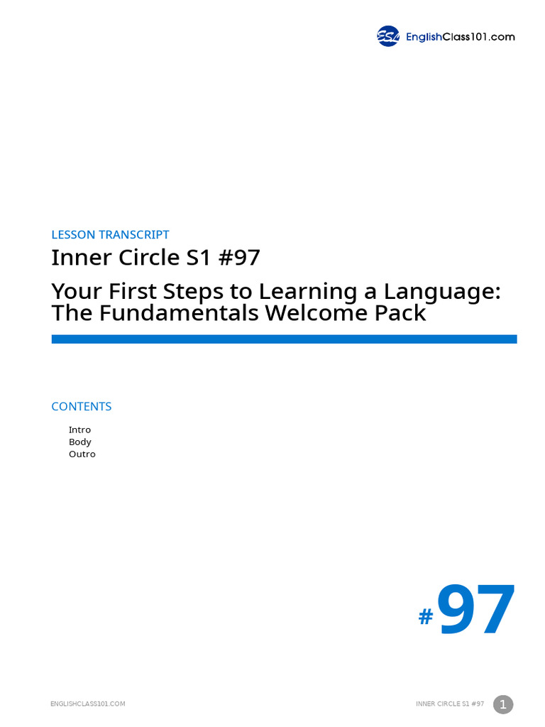 Language Learning Fundamentals Guide | PDF | Learning | Human Communication
