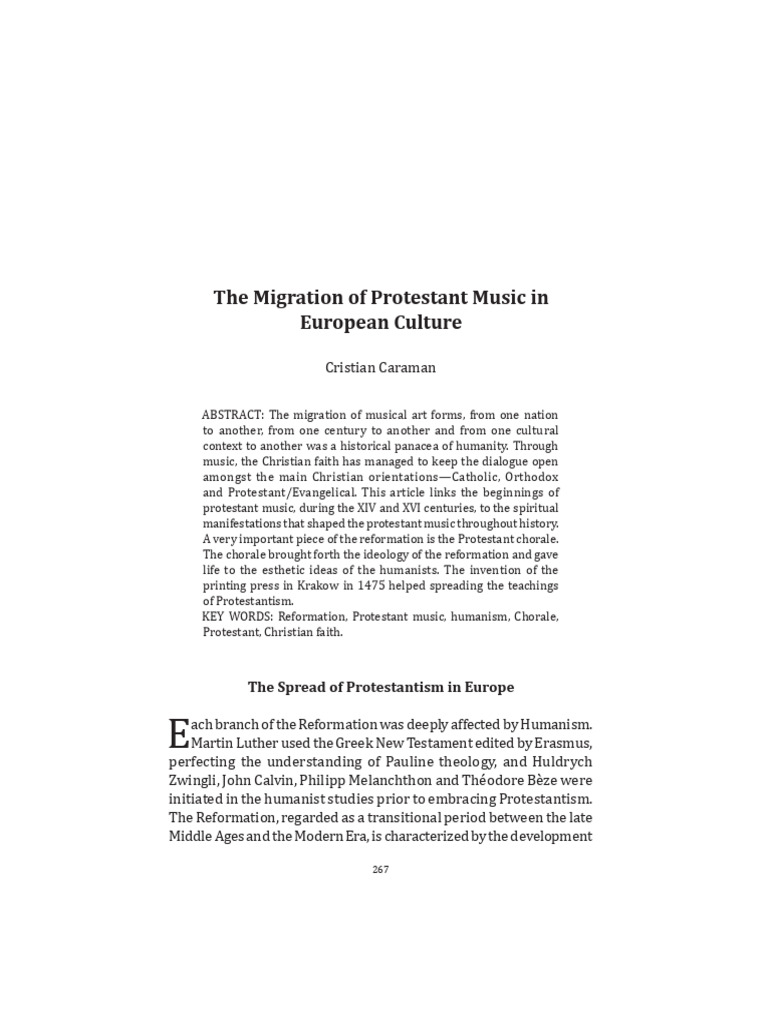 Protestant Musics Cultural Migration Pdf 