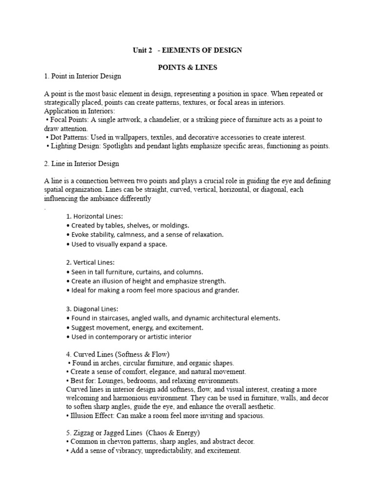 Elements of Design: Points, Lines, Shapes | PDF | Shape | Geometry