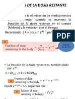 Fracción de La Dosis Restante