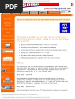 Download How to Convert Power Point Presentation to Dvd by sharptooth SN9689616 doc pdf