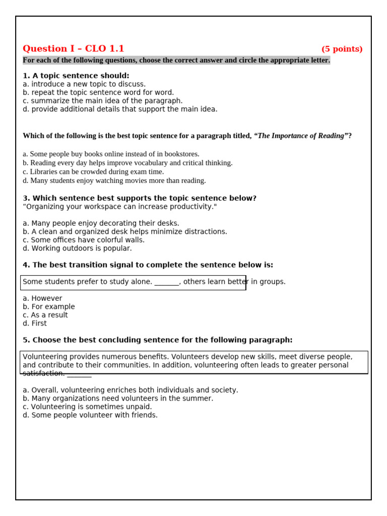 ENGL 101 Mock Midterm Exam Guide | PDF | Linguistics | Cognitive Science