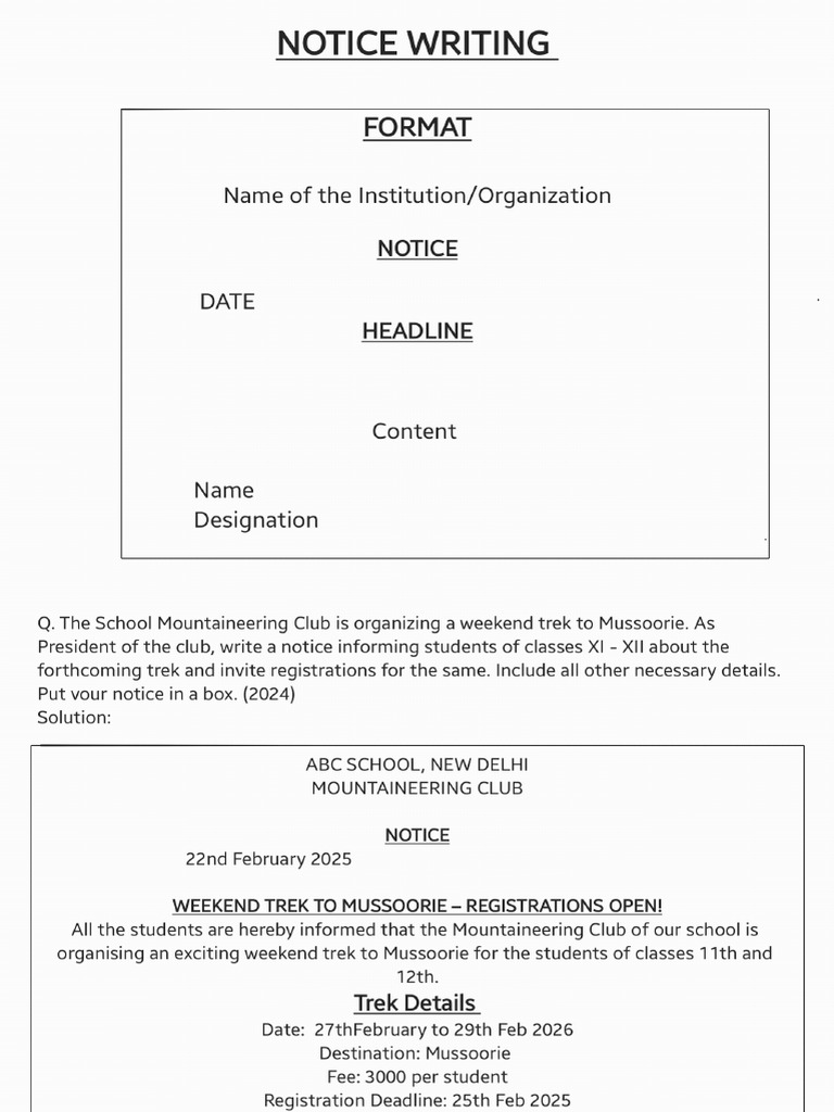 12th Class Writing Section Notes - 251122 - 125805 | PDF