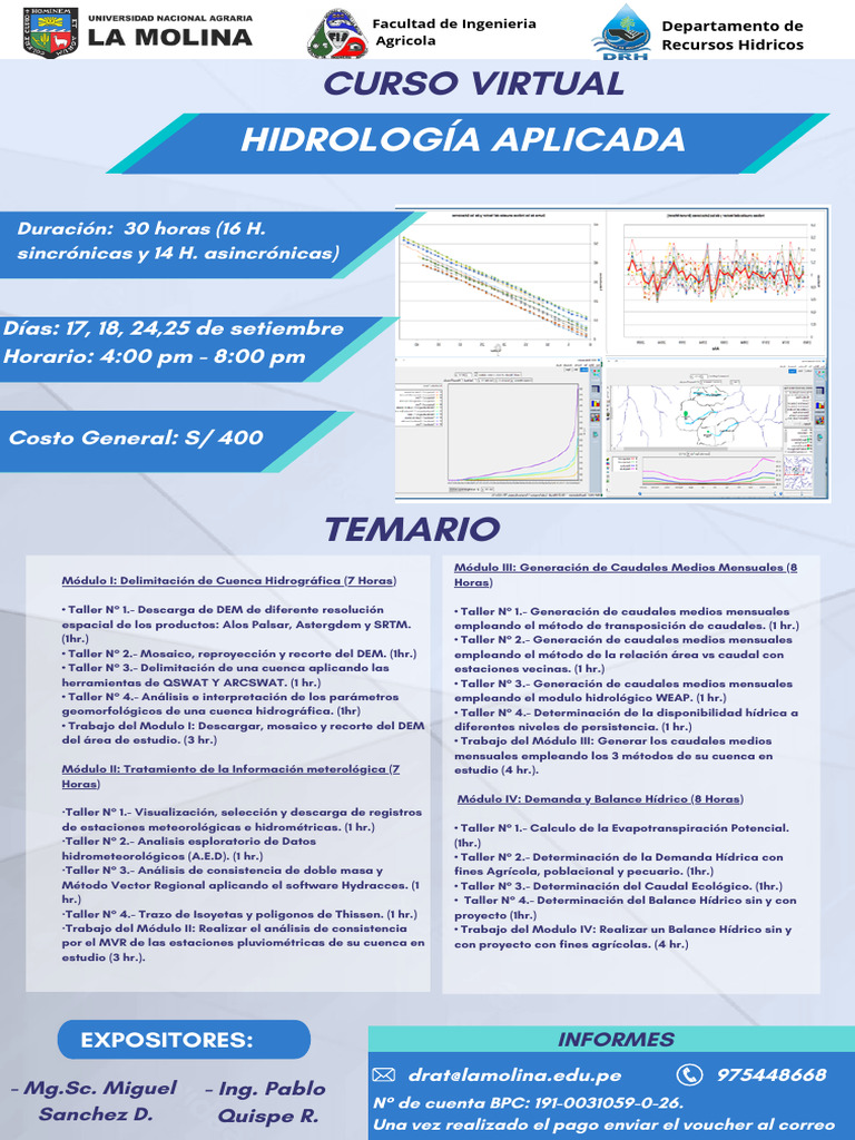 Curso Virtual de Hidrología Aplicada | PDF | Agua | Ciencia medioambiental