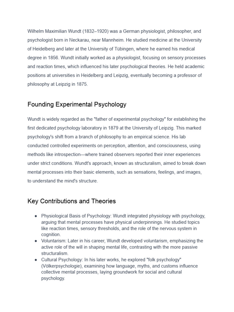 Wilhelm | PDF | Psychology | Behavioural Sciences