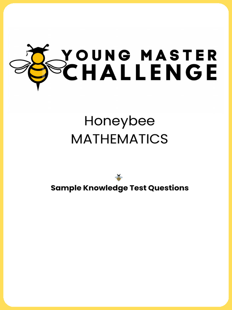 Sample Questions HB Mathematics | PDF