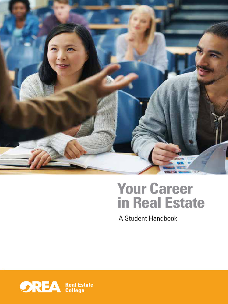 242161003 OREA Real Estate College Student Handbook (1) | PDF | Sales ...