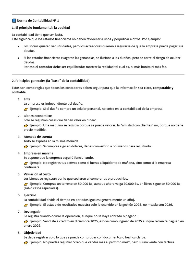 Principios de Contabilidad y Ajustes Inflacionarios | PDF | Estado ...