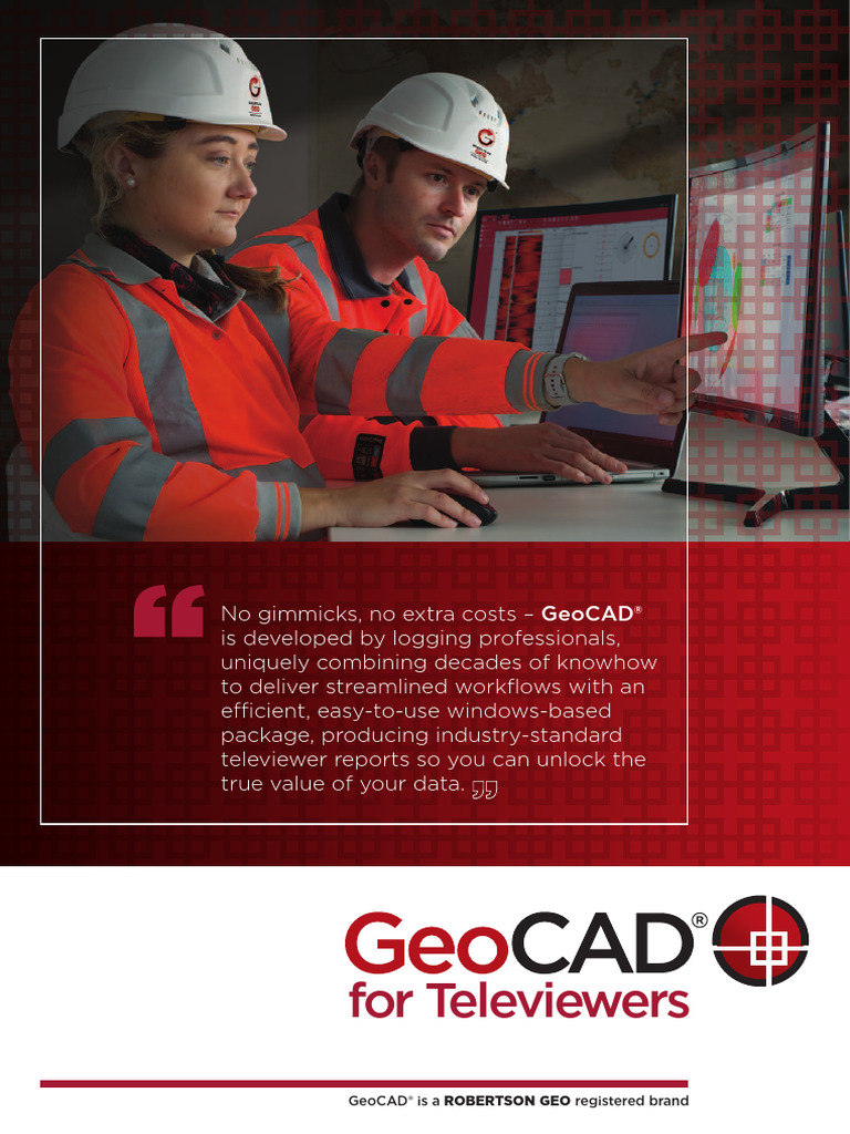 GeoCAD®: Streamlined Televiewer Reporting | PDF | Computing