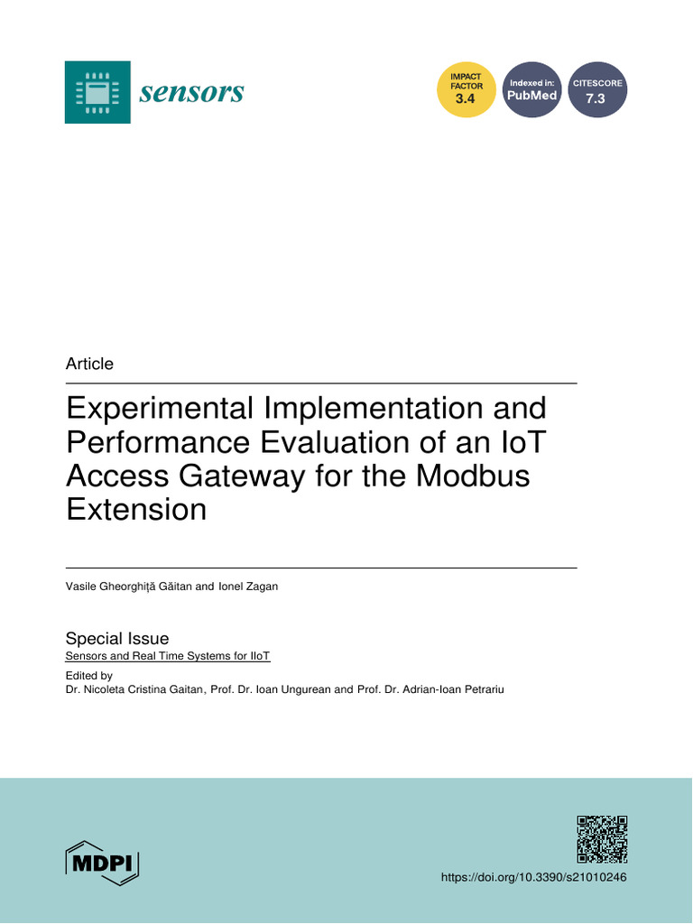 Experimental Implementation and Performance Evaluation of An IoT Access ...