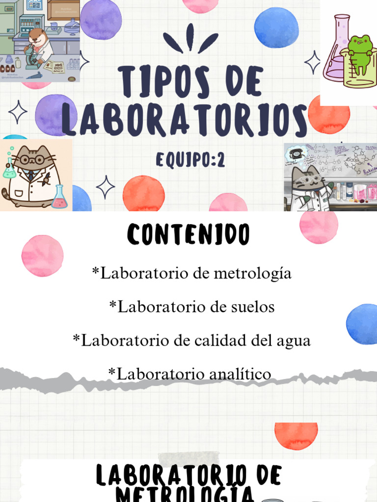 Tipos de Laboratorio | PDF | Metrología | Laboratorios