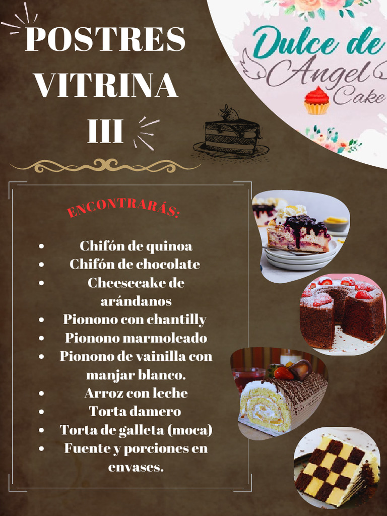 Recetas de Postres Variados y Deliciosos | PDF | Tarta de queso | Chocolate