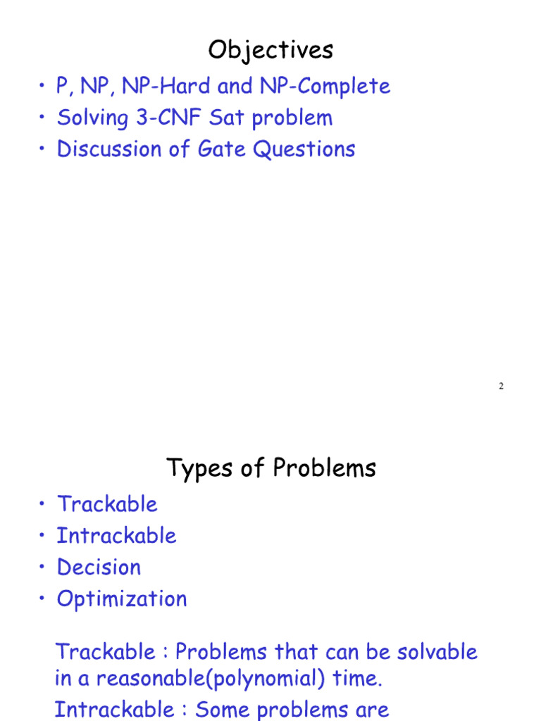 Notes of P NP | PDF