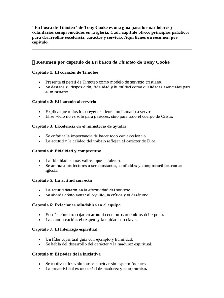 Guía de Liderazgo en la Iglesia | PDF