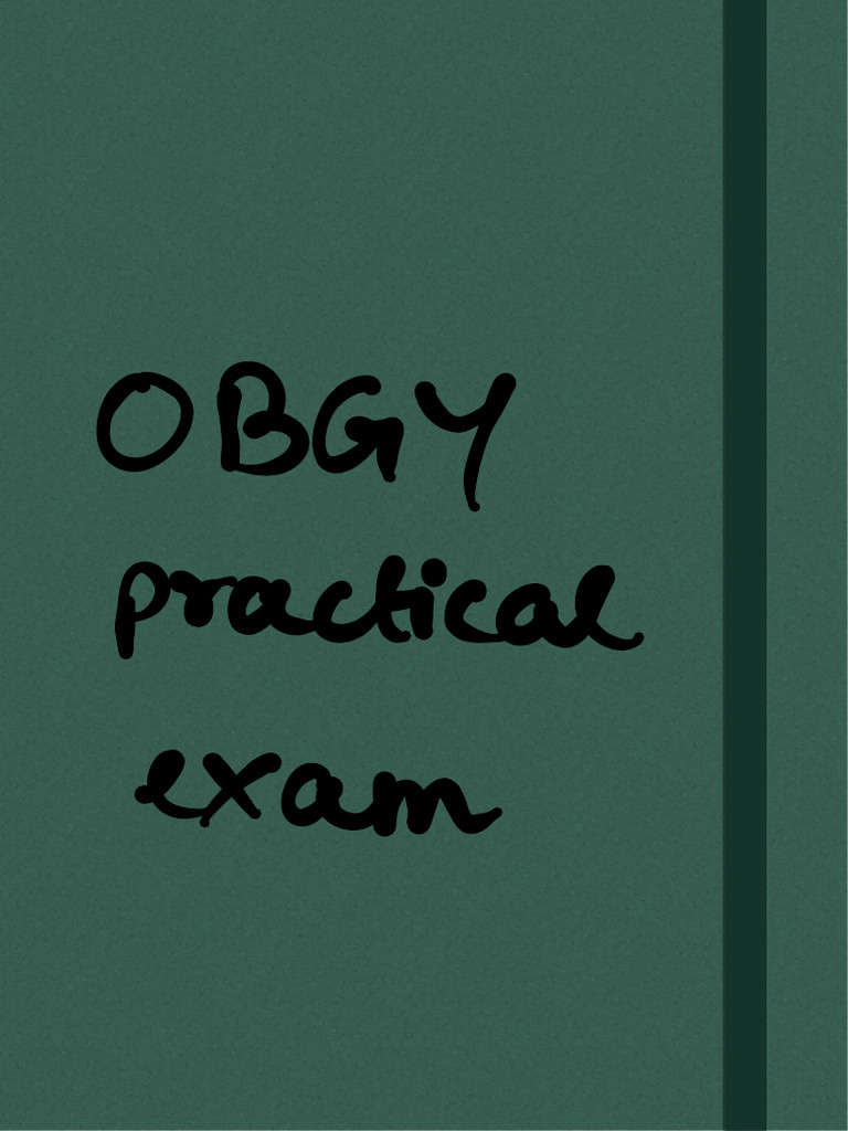 OBGY Practical | PDF
