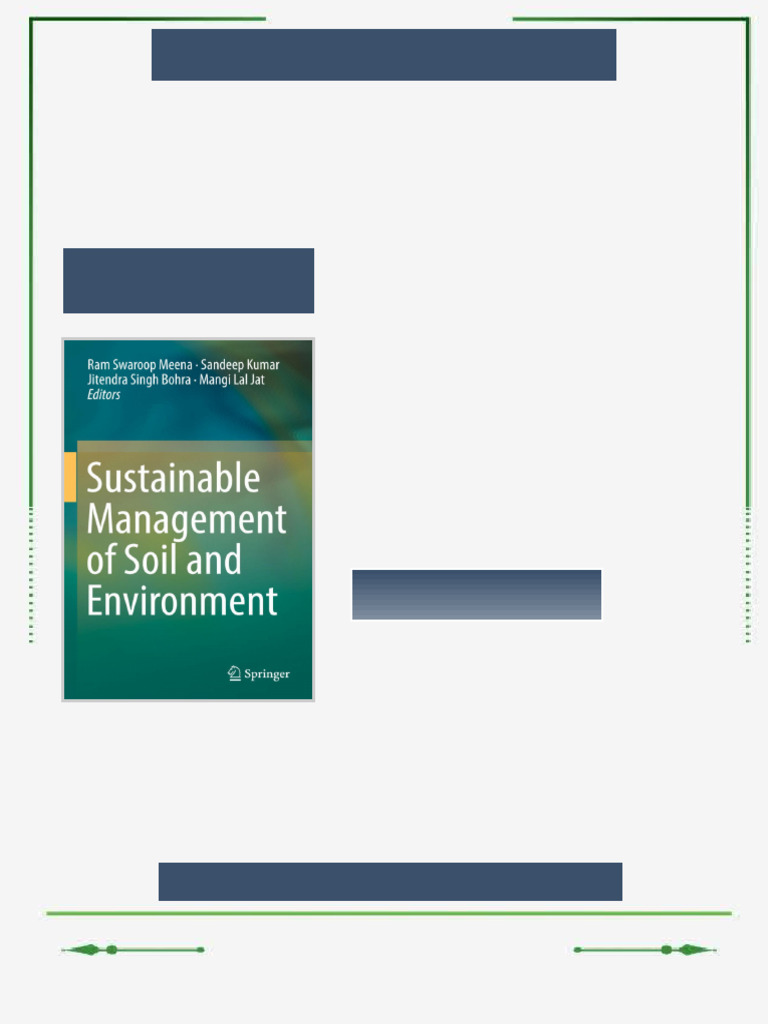 Sustainable Management of Soil and Environment Ram Swaroop Meena eBook ...