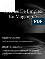 Diapositiva Fuentes de Empleo en Magangué