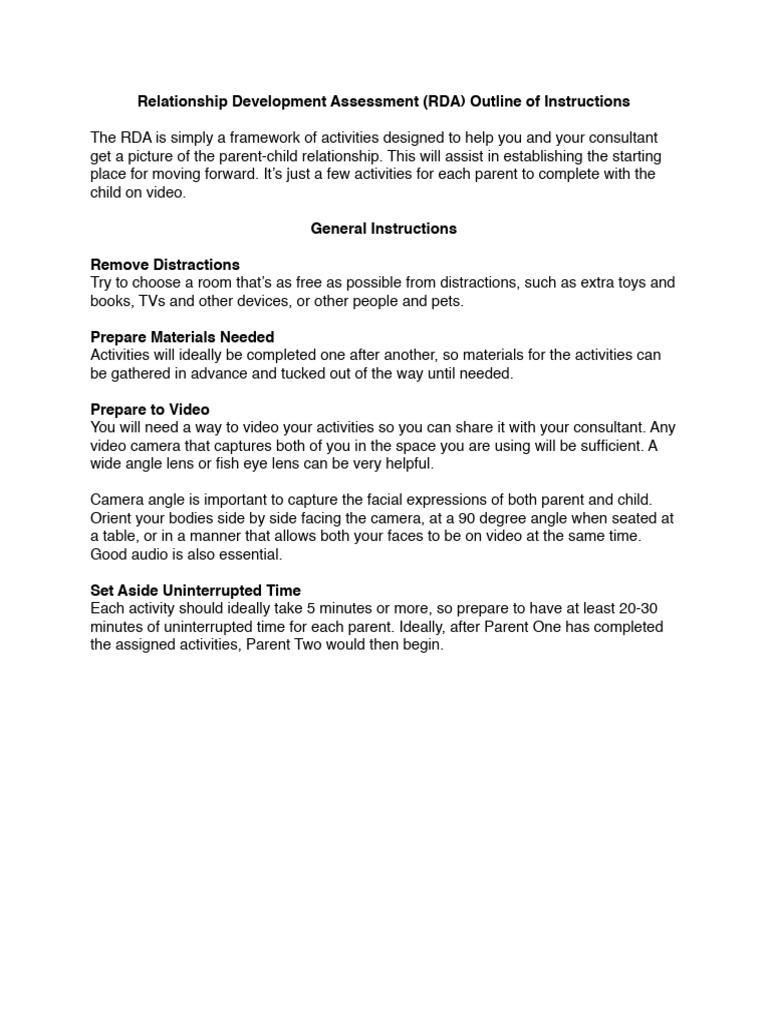 8015.RDA Instructions Outline 23 | PDF