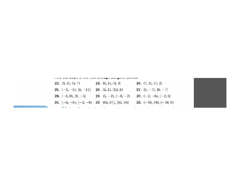 Slope Practice Questions | PDF