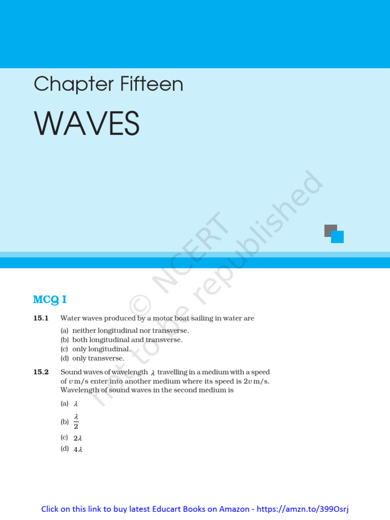15. Waves | PDF | Waves | Sound
