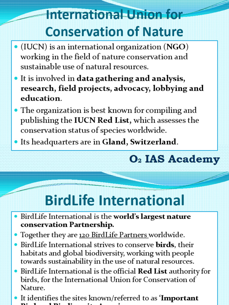 IUCN Red List and Conservation Efforts | PDF | Cites | Endangered Species