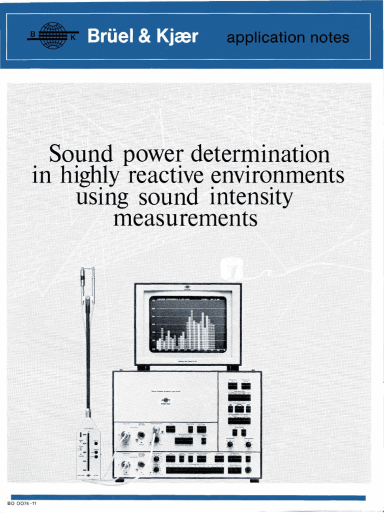 Sound Power Measurement in Reactive Environments | PDF | Microphone ...