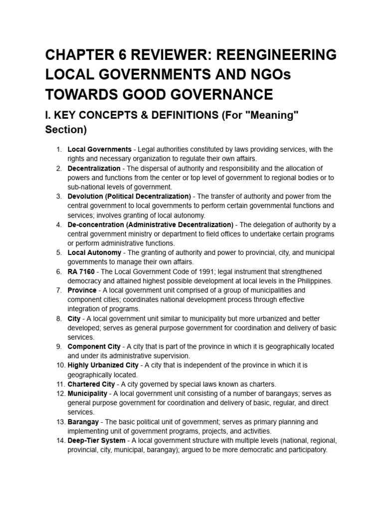 POS150 - Chapter 6 | PDF | Governance | Non Governmental Organization
