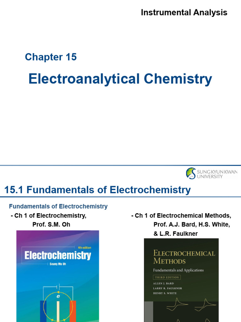 Fundamentals of Electroanalytical Chemistry | PDF | Electrochemistry ...