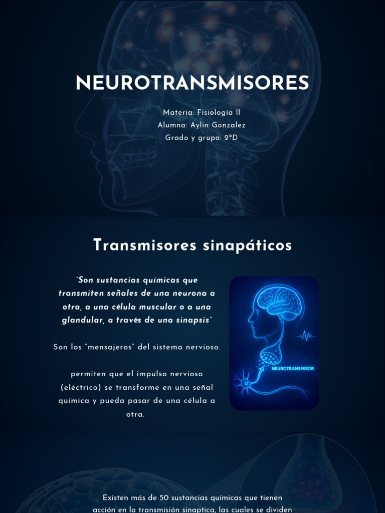 Neuro Transm I Sores | PDF | Sinapsis | Norepinefrina