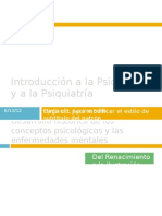 Introducción A La Psicología y A La