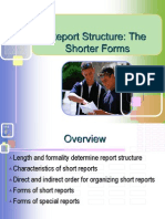 Managerial Communication Short and Long Reports