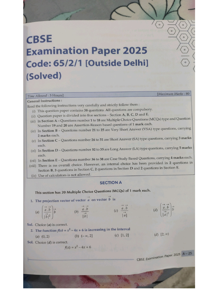 Sample Paper 2 | PDF