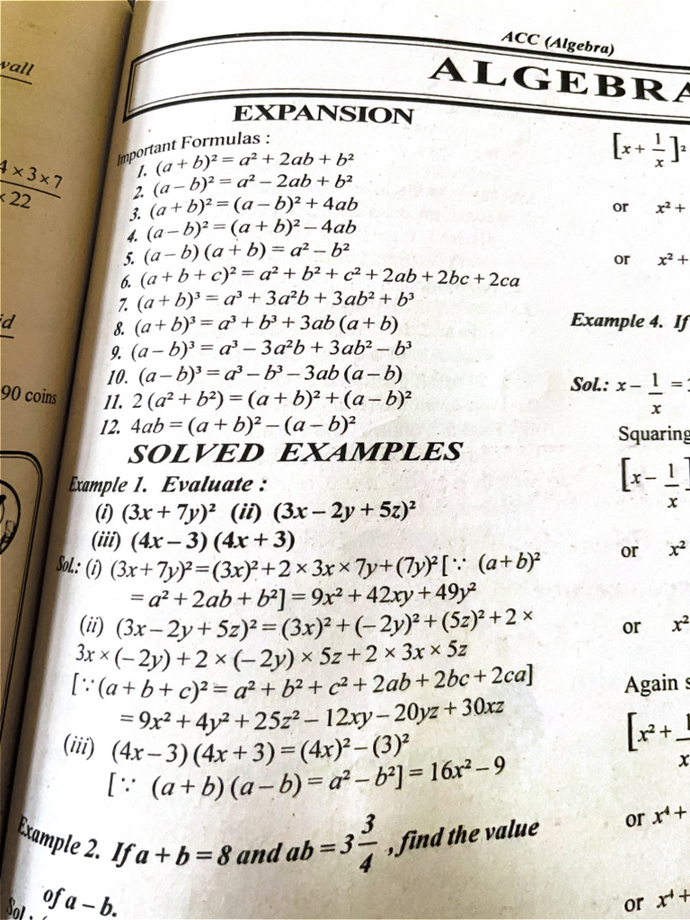 Algebra | PDF