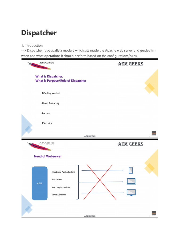 Understanding Apache Dispatcher Module | PDF