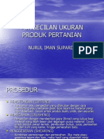 Pengecilan Ukuran Produk Pertanian