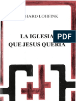 Lohfink Gerhard La Iglesia Que Jesus Queria