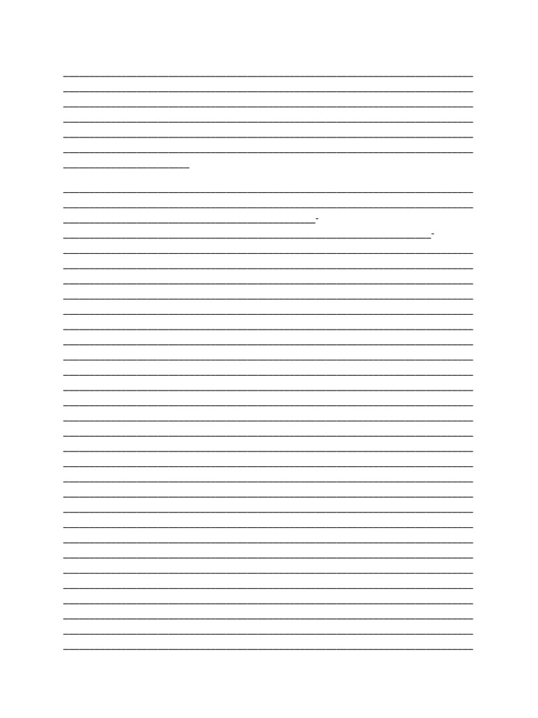 Assignment Paper Line | PDF
