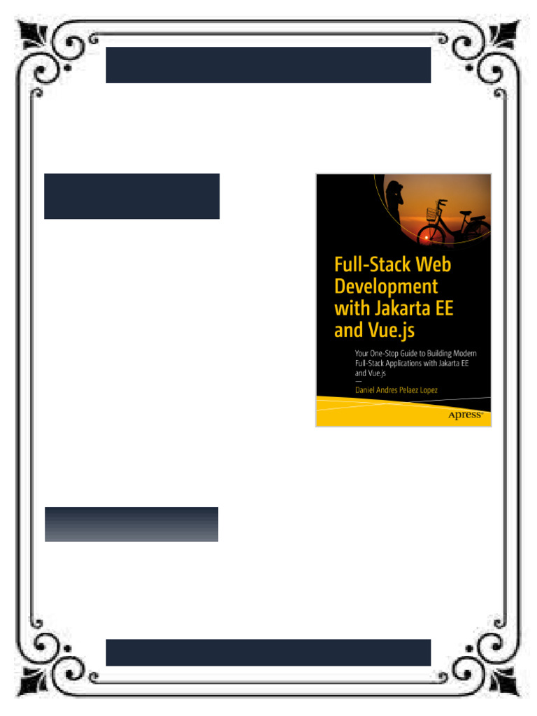 Full Stack Web Development with Jakarta EE and Vue js Your One Stop ...