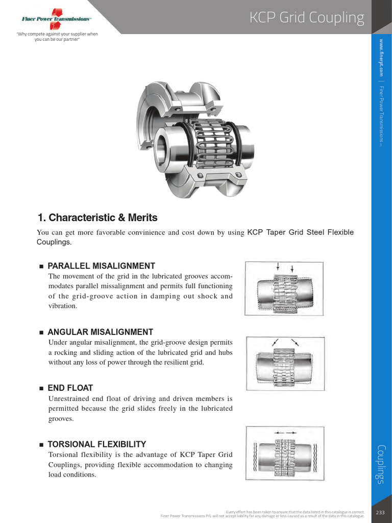 KCP Taper Grid Coupling Overview | PDF | Tools | Mechanical Engineering