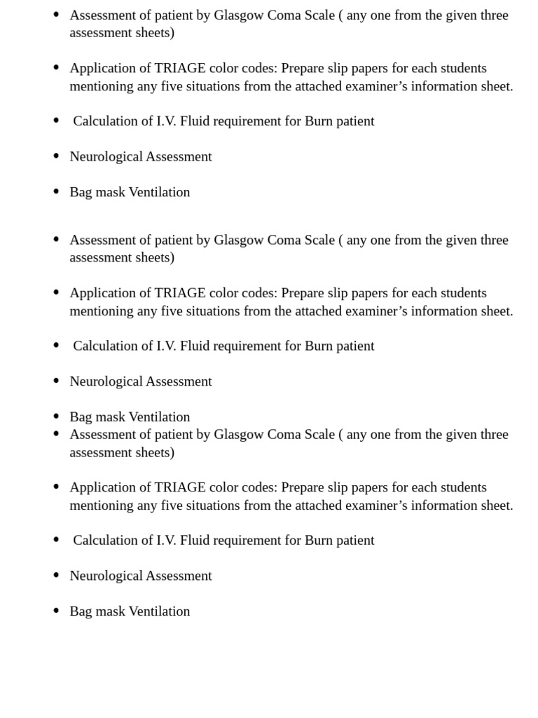 Assessment of Patient by Glasgow Coma Scale | PDF