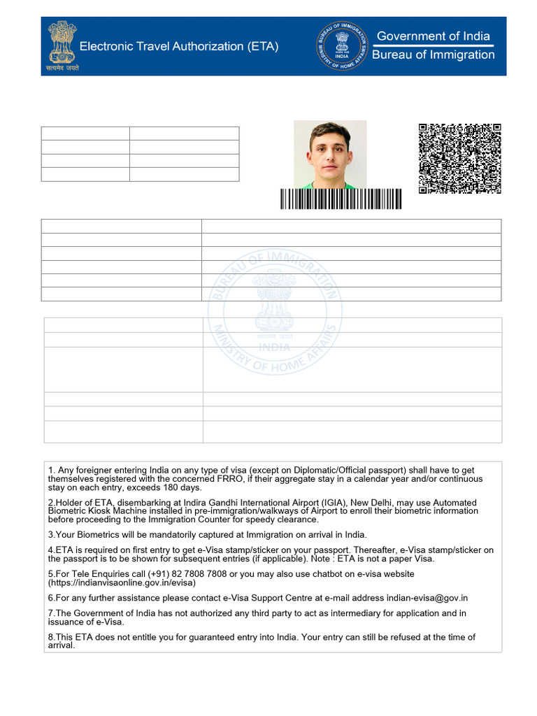 I001v631da25 Eta | PDF | Passport | Travel Visa