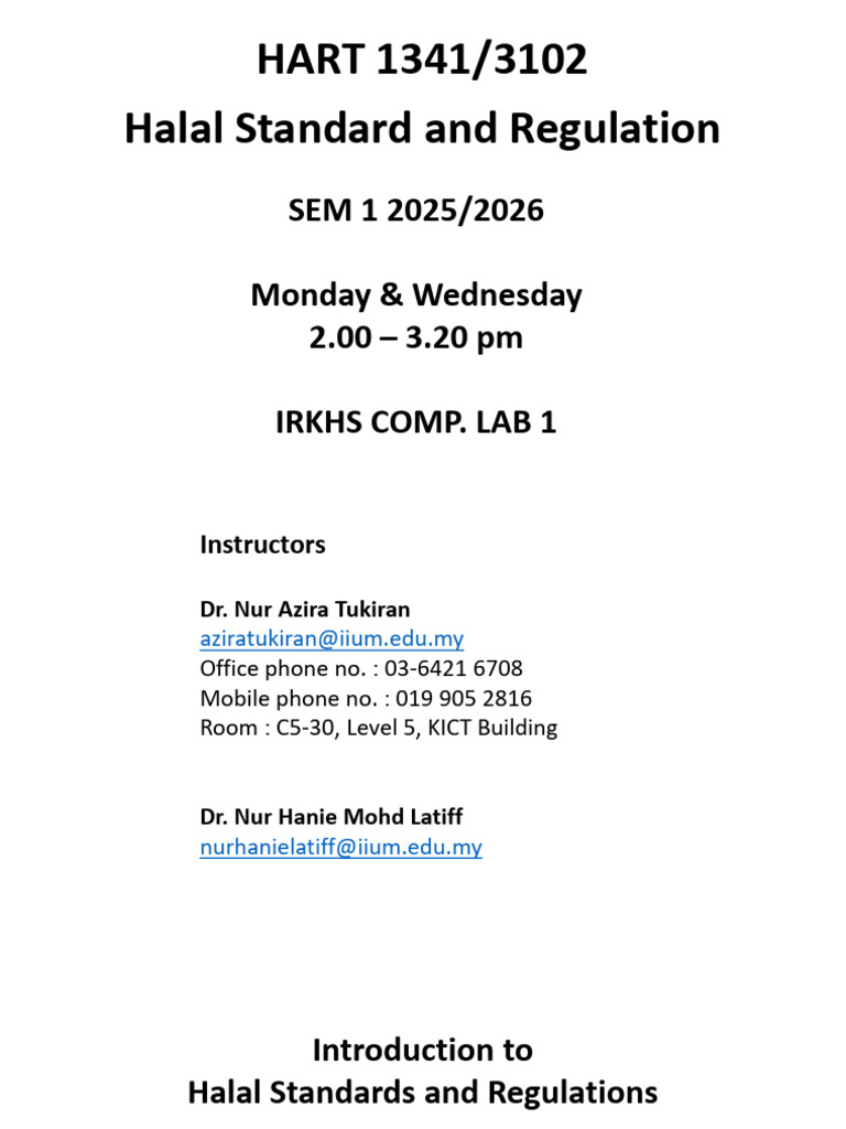 Halal Standards and Regulations Overview | PDF | Gelatin | Pig