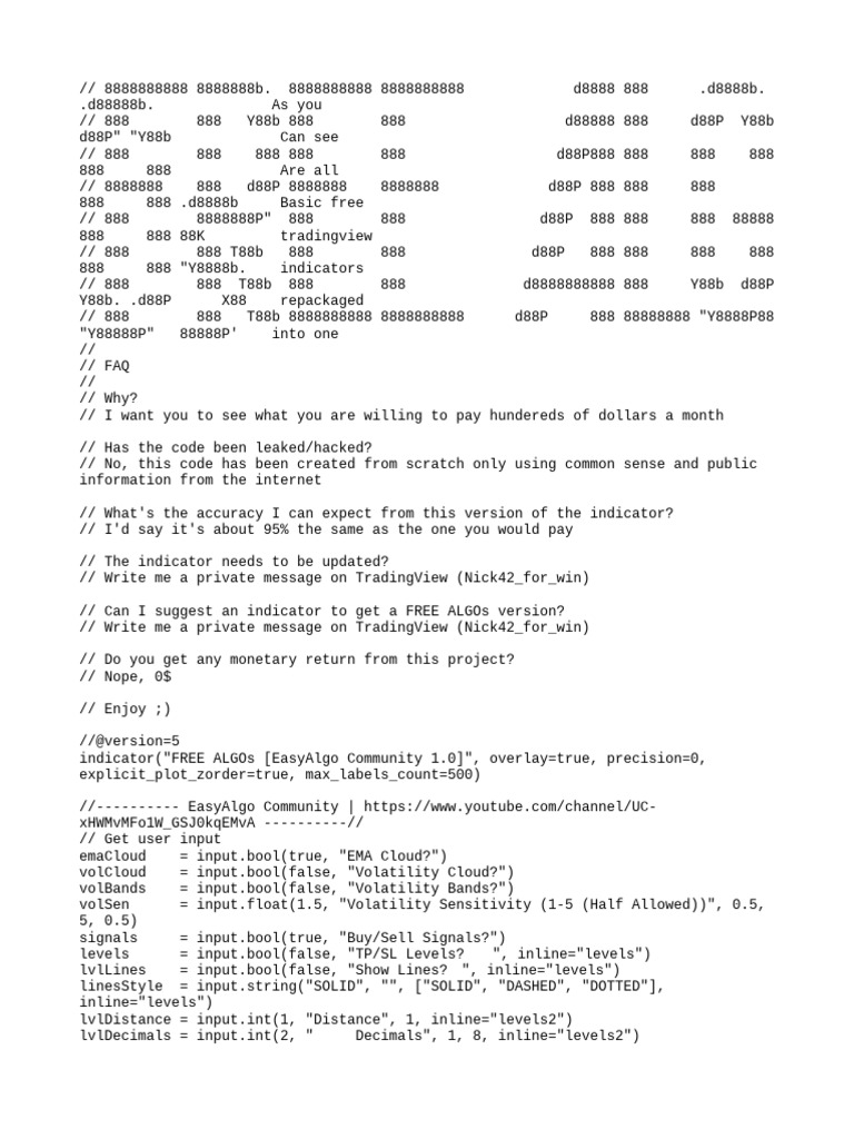 algo indicator | PDF