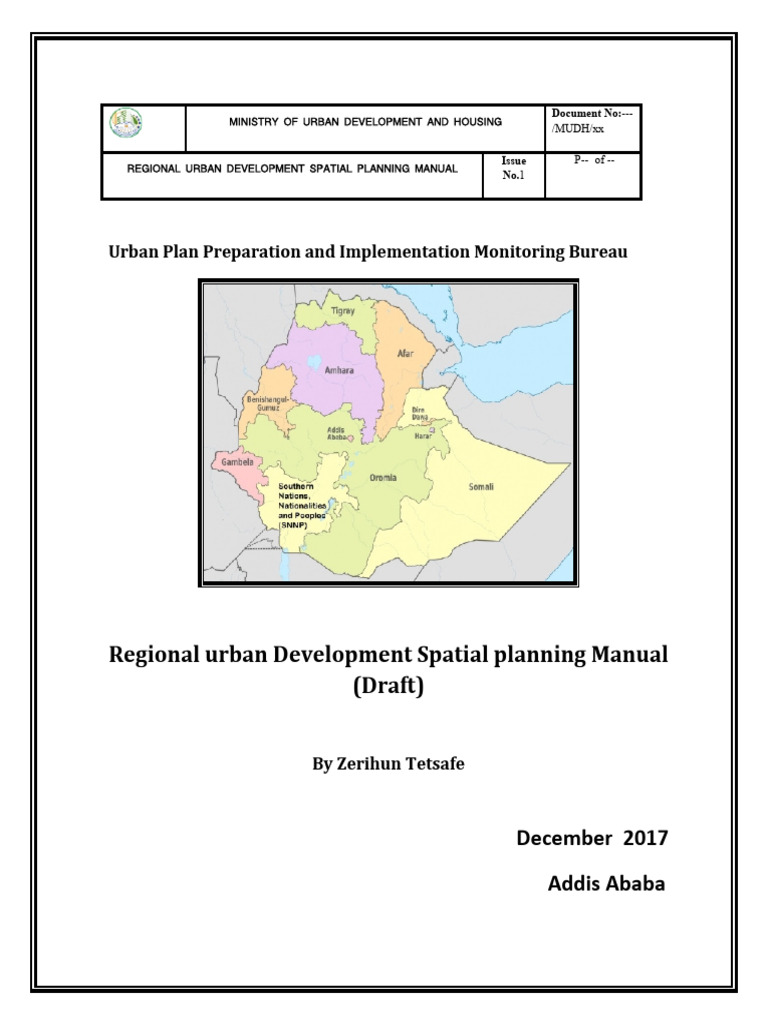 Regional Urban Development Manual | PDF | City | Urbanization