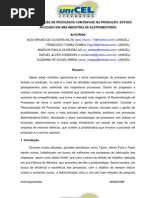 RACIONALIZAÇÃO DE PROCESSOS COM ÊNFASE NA PRODUÇÃO_