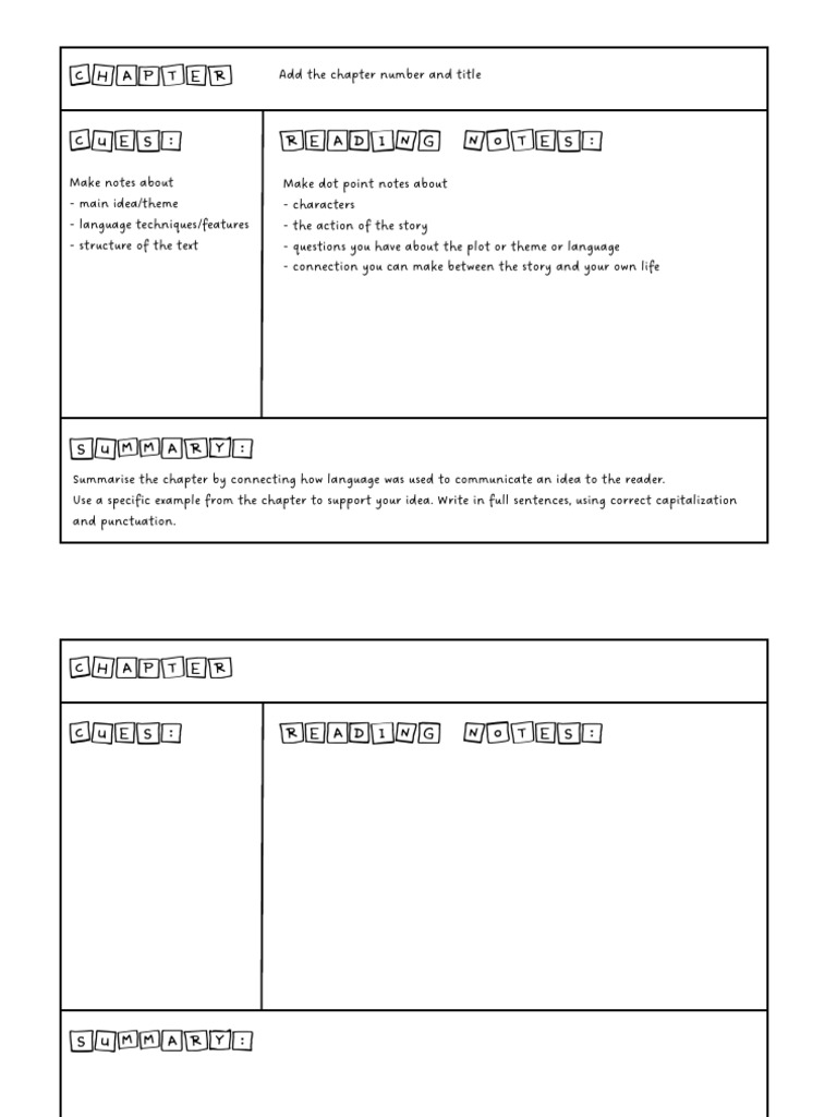 Cornell Note Taking - Explanation | PDF
