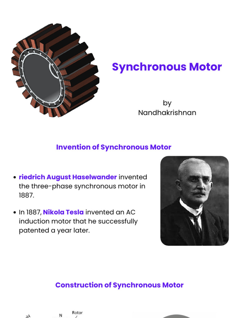 Synchronous Motor | PDF